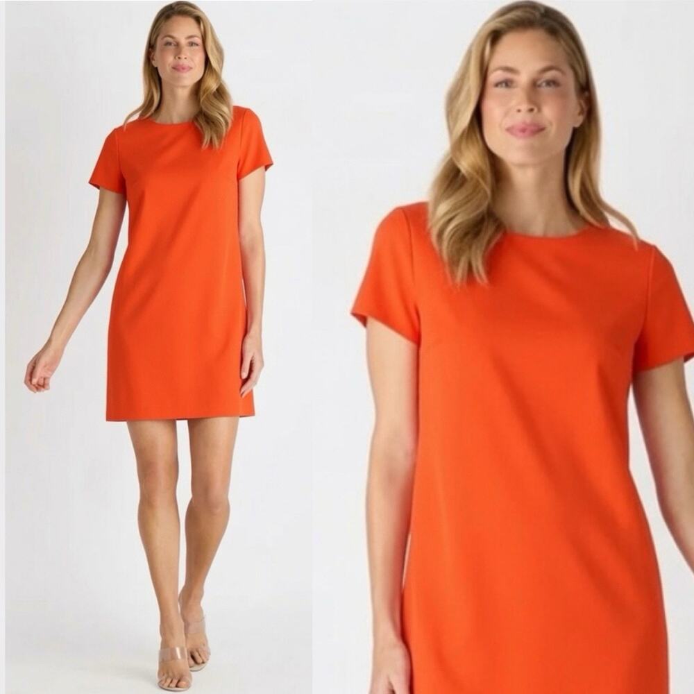 Jude Connally Ella Mini Dress Jude Cloth Orange Sz Medium Dopamine Preppy Chic - Picture 5 of 10